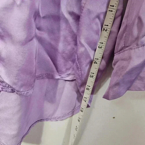 Sofia purple button down long sleeve blouse! - Picture 5 of 5